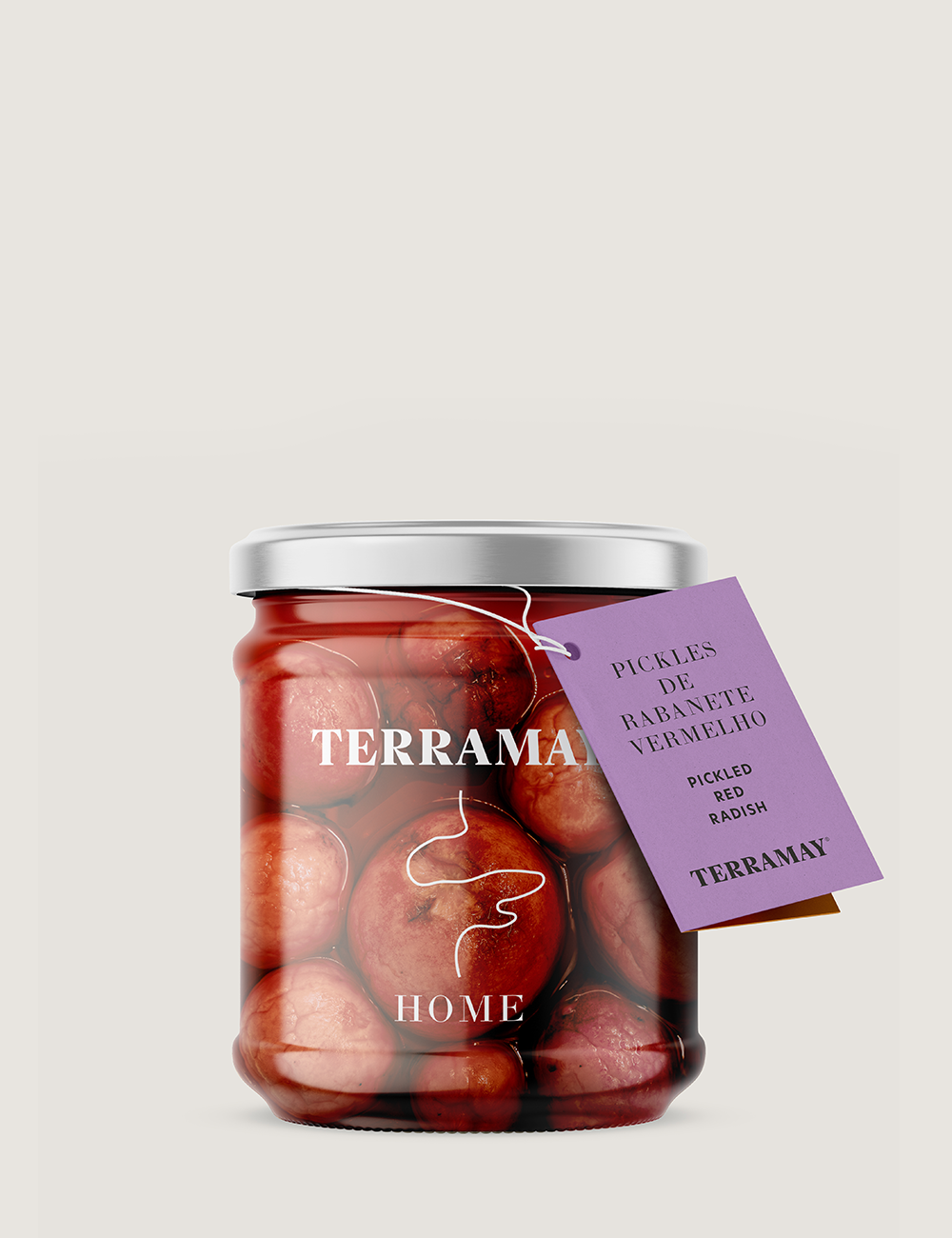 Pickles de Rabanete Vermelho, Red Radish Pickles, Terramay